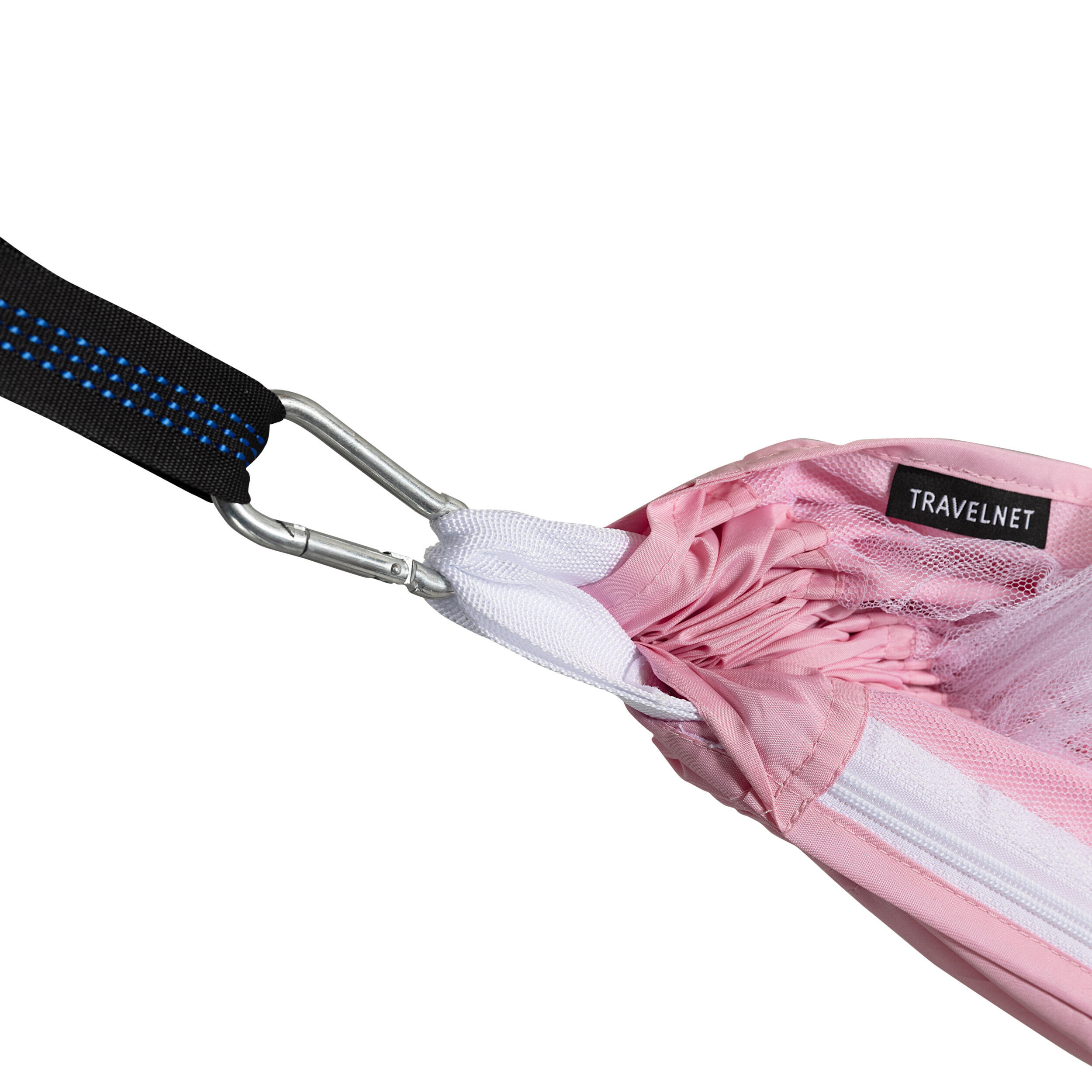 Travelnet Hngematte mit Moskitonetz L240 x B140  Pink  1 Pers | Decathlon