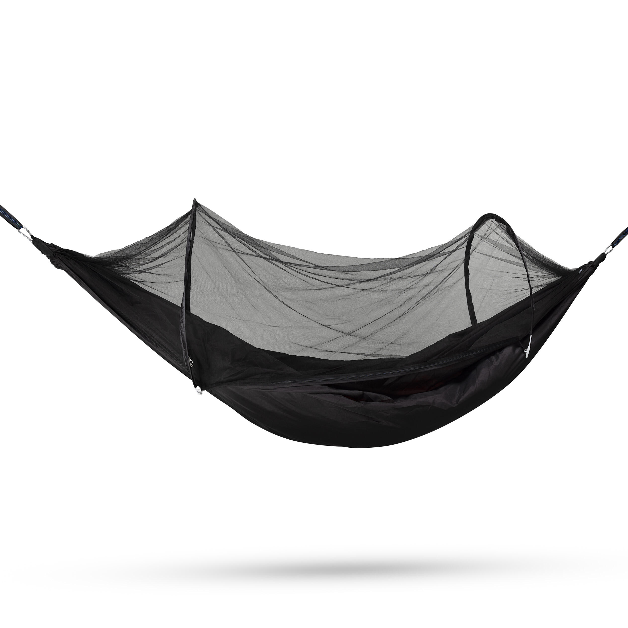Travelnet - Hamac Travelnet Avec Tente Moustiquaire Pop-out L240 X L140 - Noir - 1 Personne - Hamac - Noir - No Size - Decathlon
