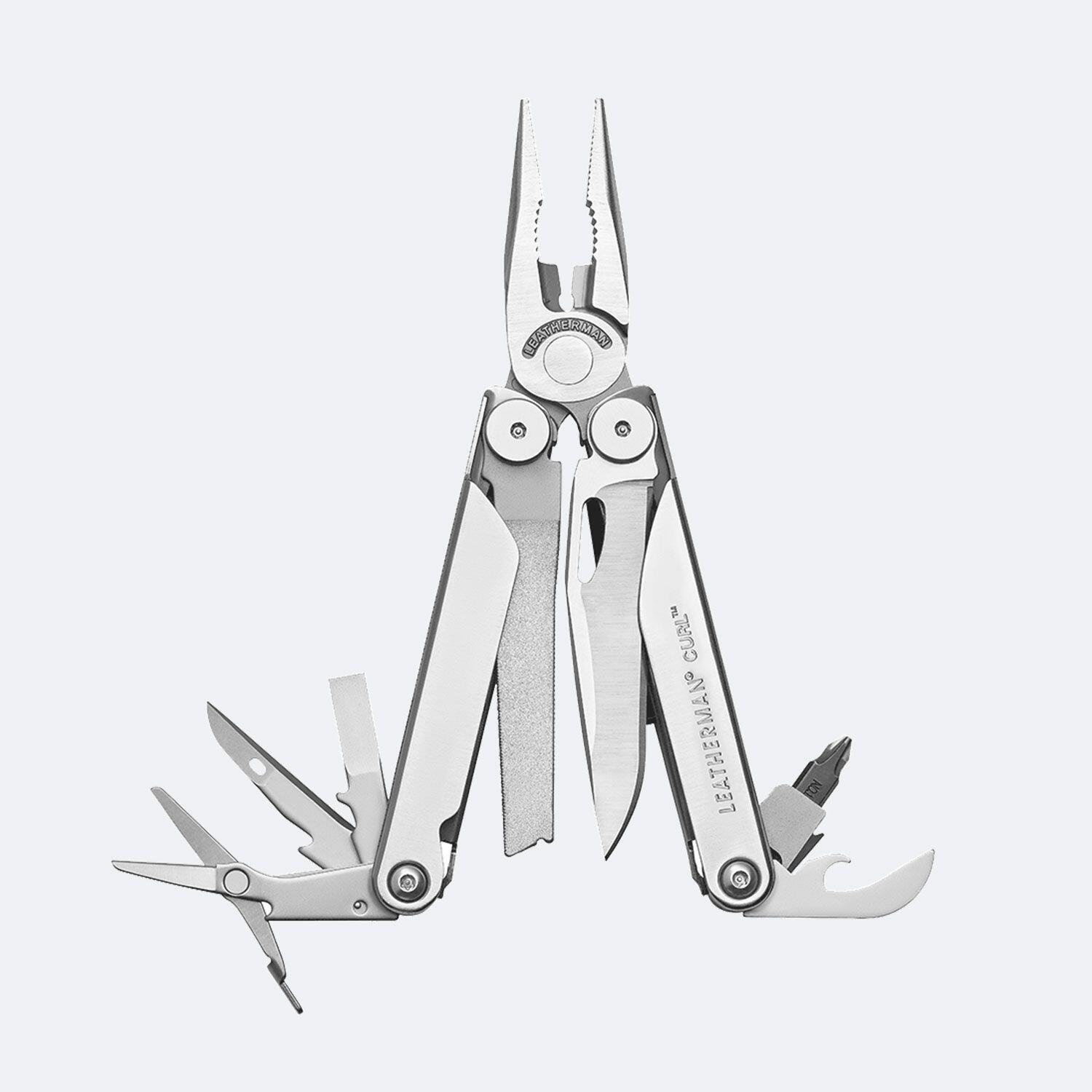 Leatherman - Pince Multifonctions Randonnée Camping Voile 16 Outils En 1 Curl Leatherman - Pince - Taille Unique - Decathlon