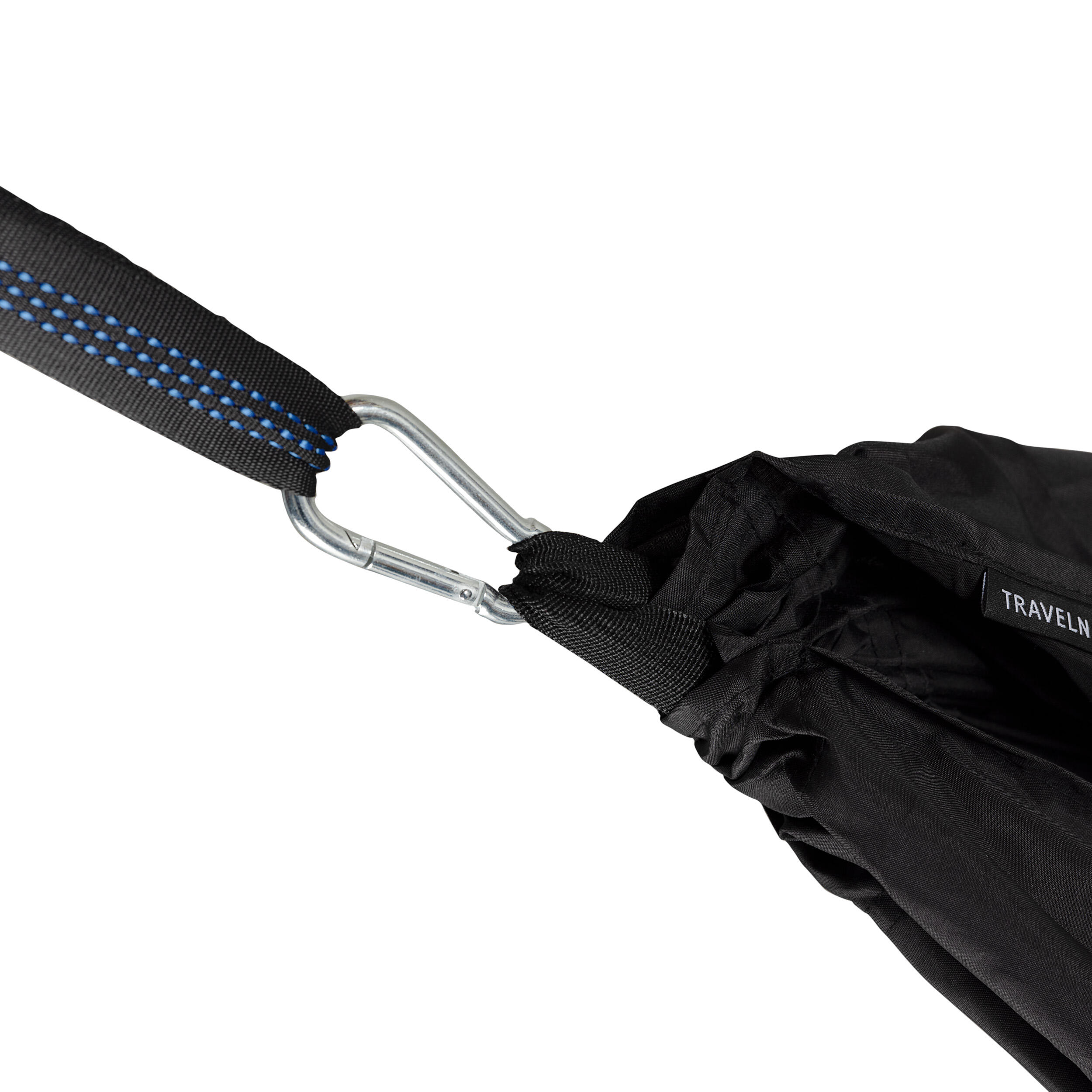 Travelnet Hangmat L240 x B140 - Zwart- 1 persoons 2/5