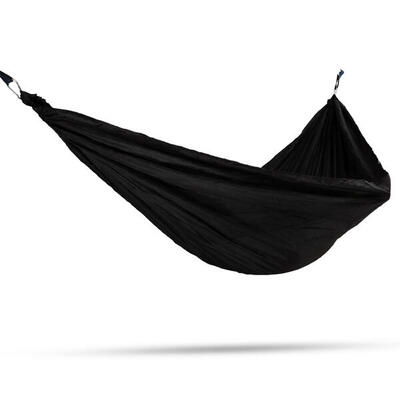 Travelnet hangmat l240 x b140 - zwart- 1 persoons