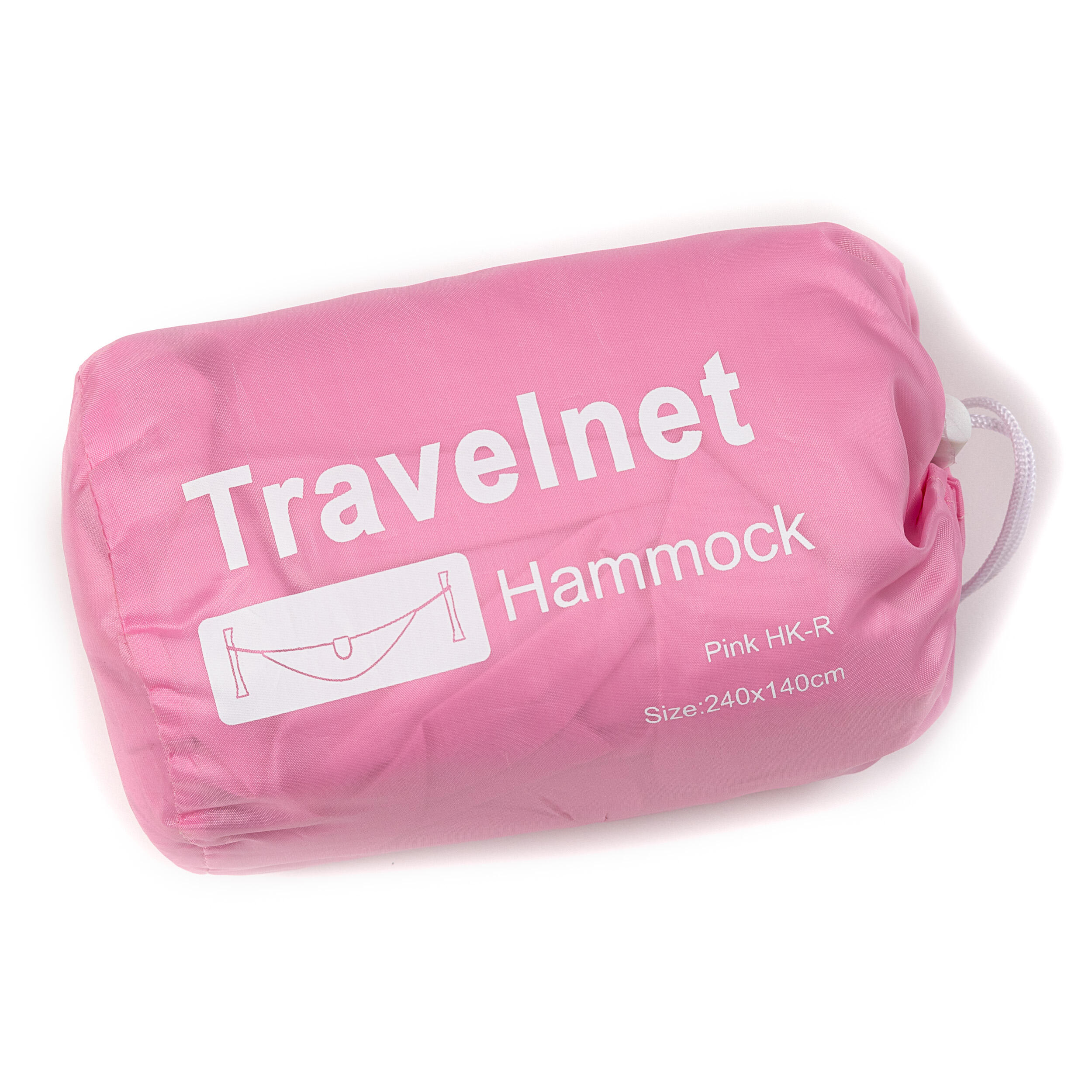 Travelnet Hangmat L240 x B140 - Roze- 1 persoons 4/5