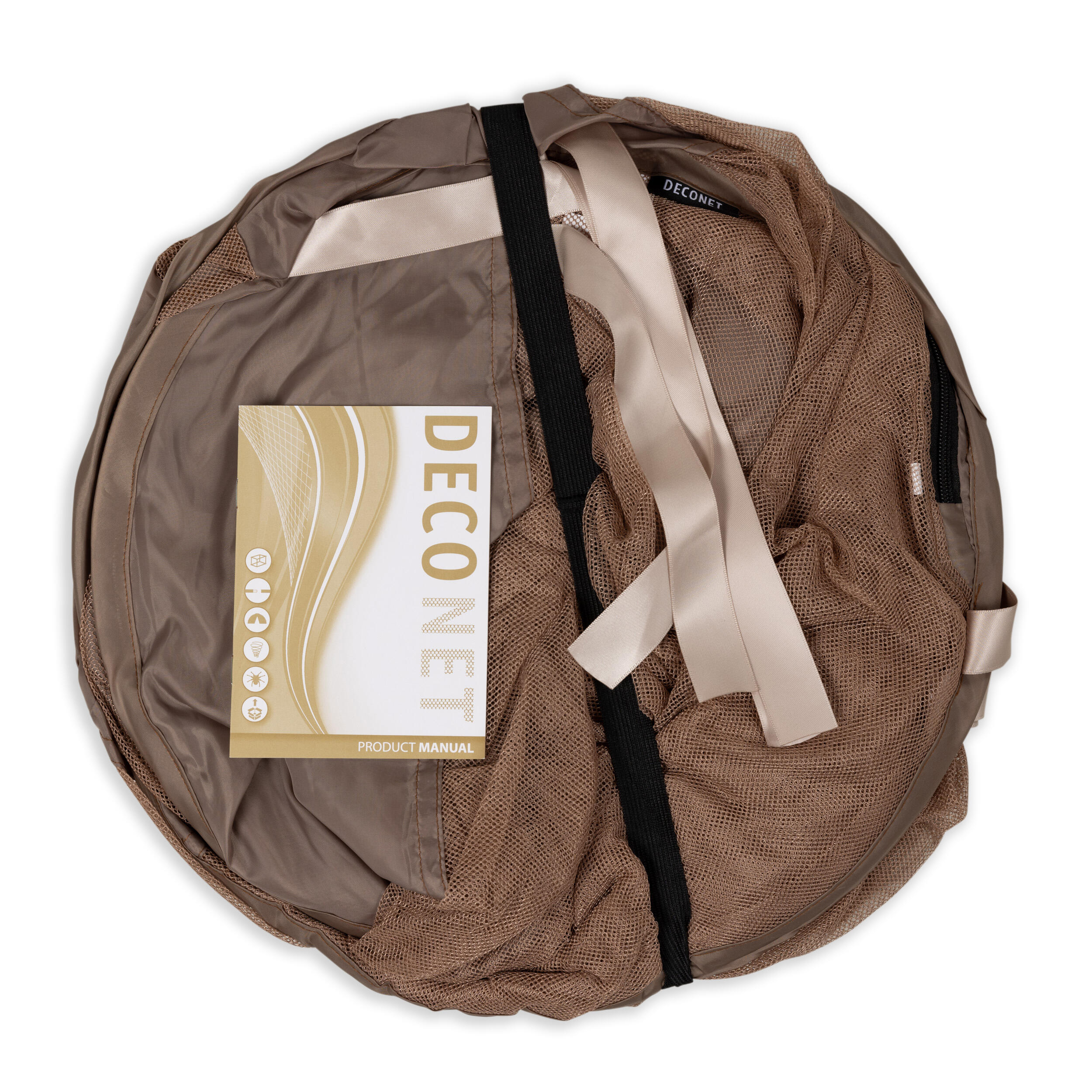 Deconet Pop out klamboetent voor ledikant, 130x70cm, bruin 6/7