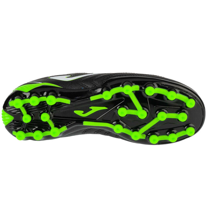 Pantofi cu crampoane Joma Toledo Jr 2501 AG Negru Piele Sintetică