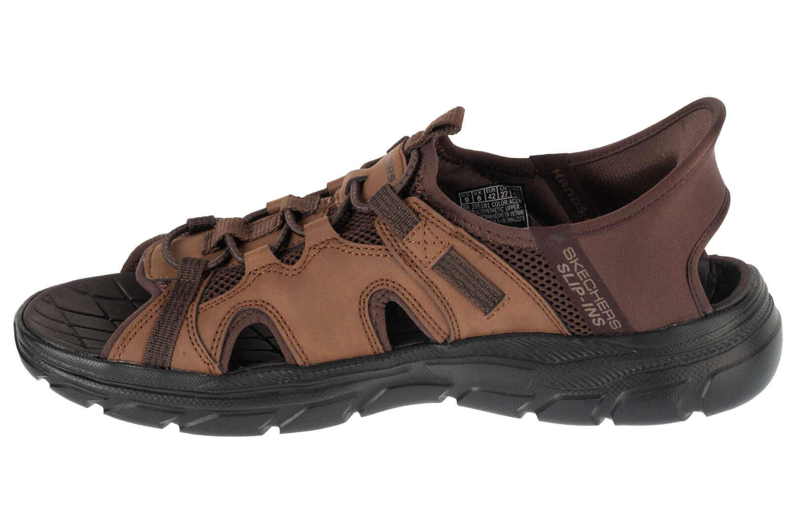 Sandalen Skechers Modell Slip-ins Revolted Ss Farbe Brown 2/5
