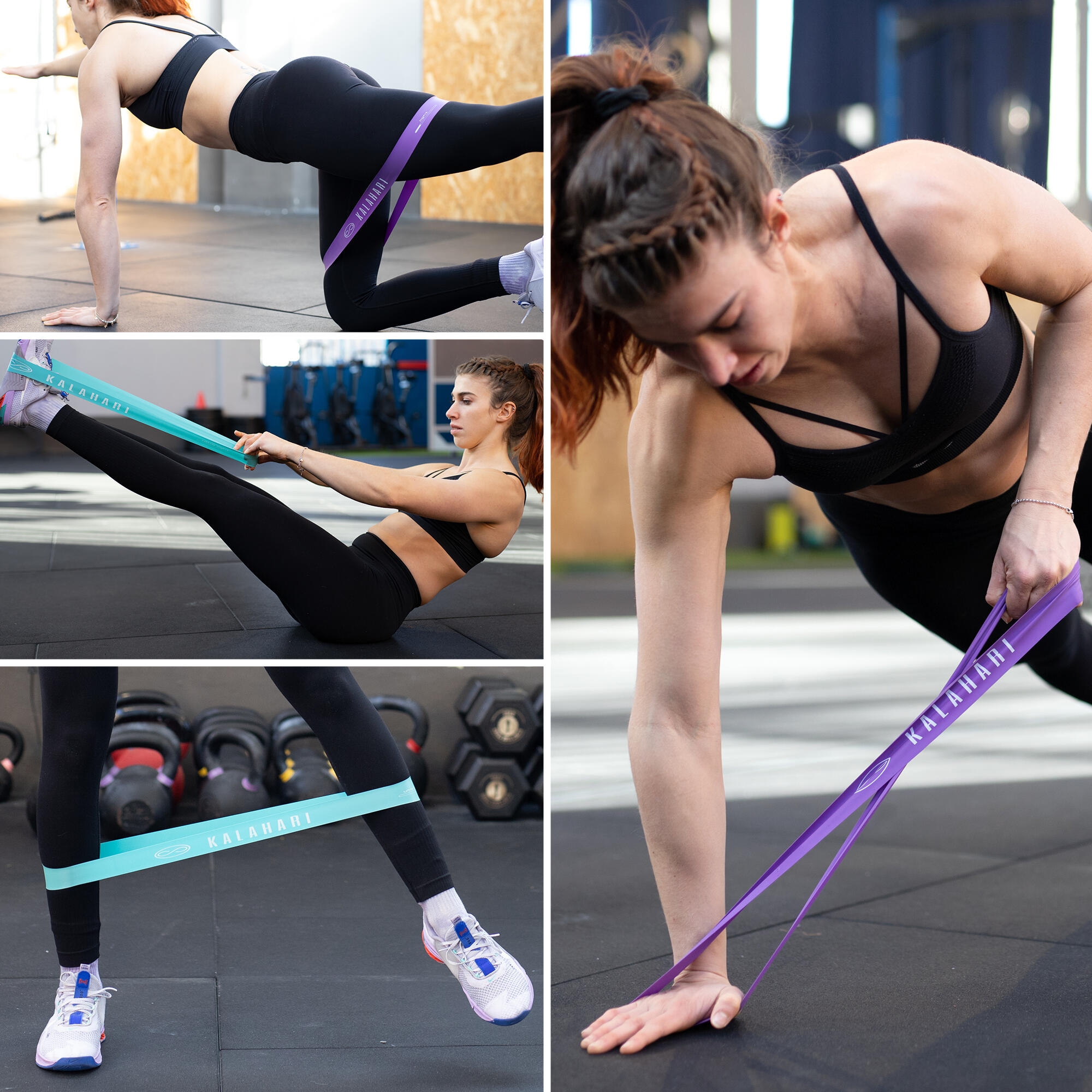 Bande Élastique Fitness Lot, Elastique Sport Musculation avec 5 Niveaux de Force 3/7