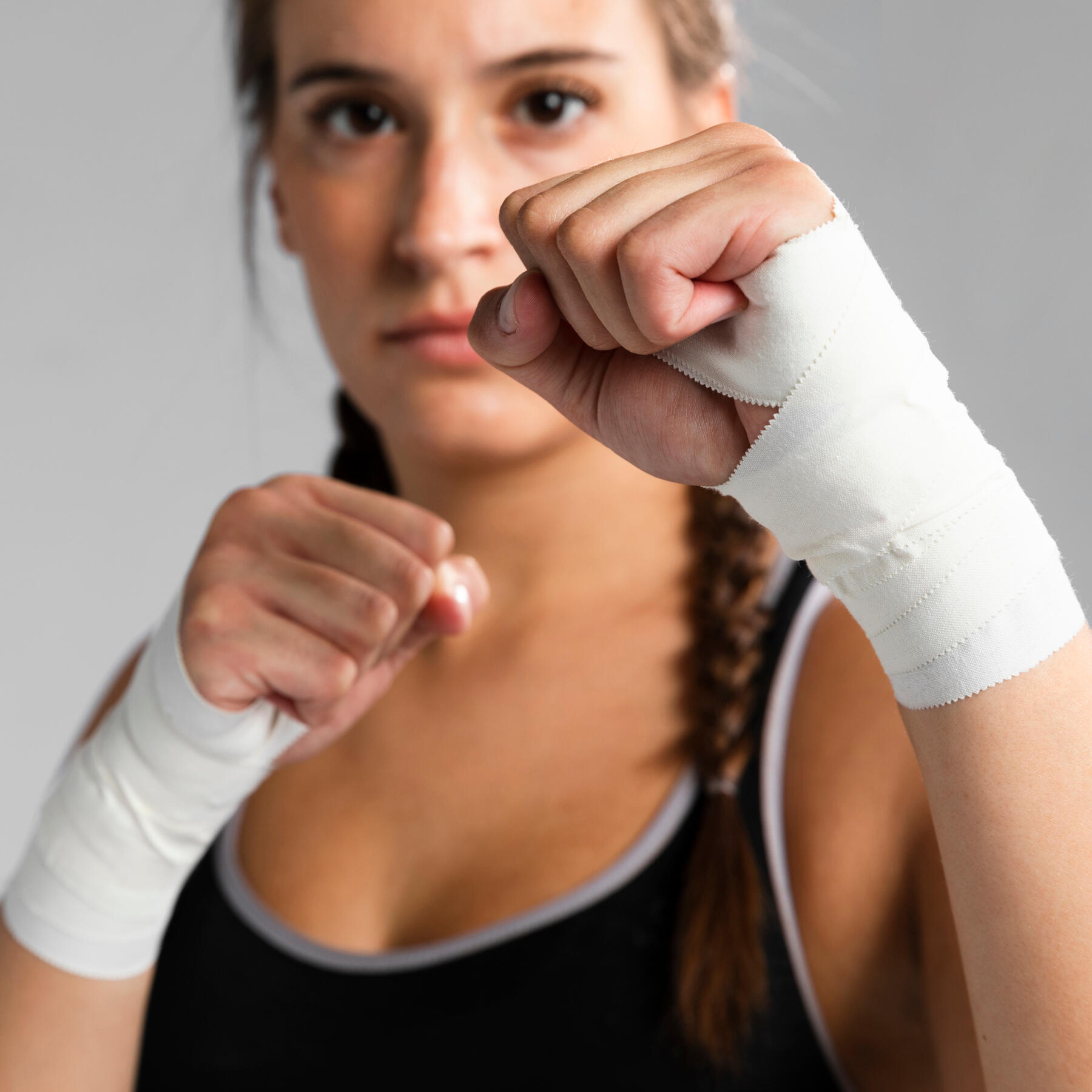 Bande Sportive extra longue, 3,8cm x 13,7m, pour bandages et strapping, Blanc 3/6