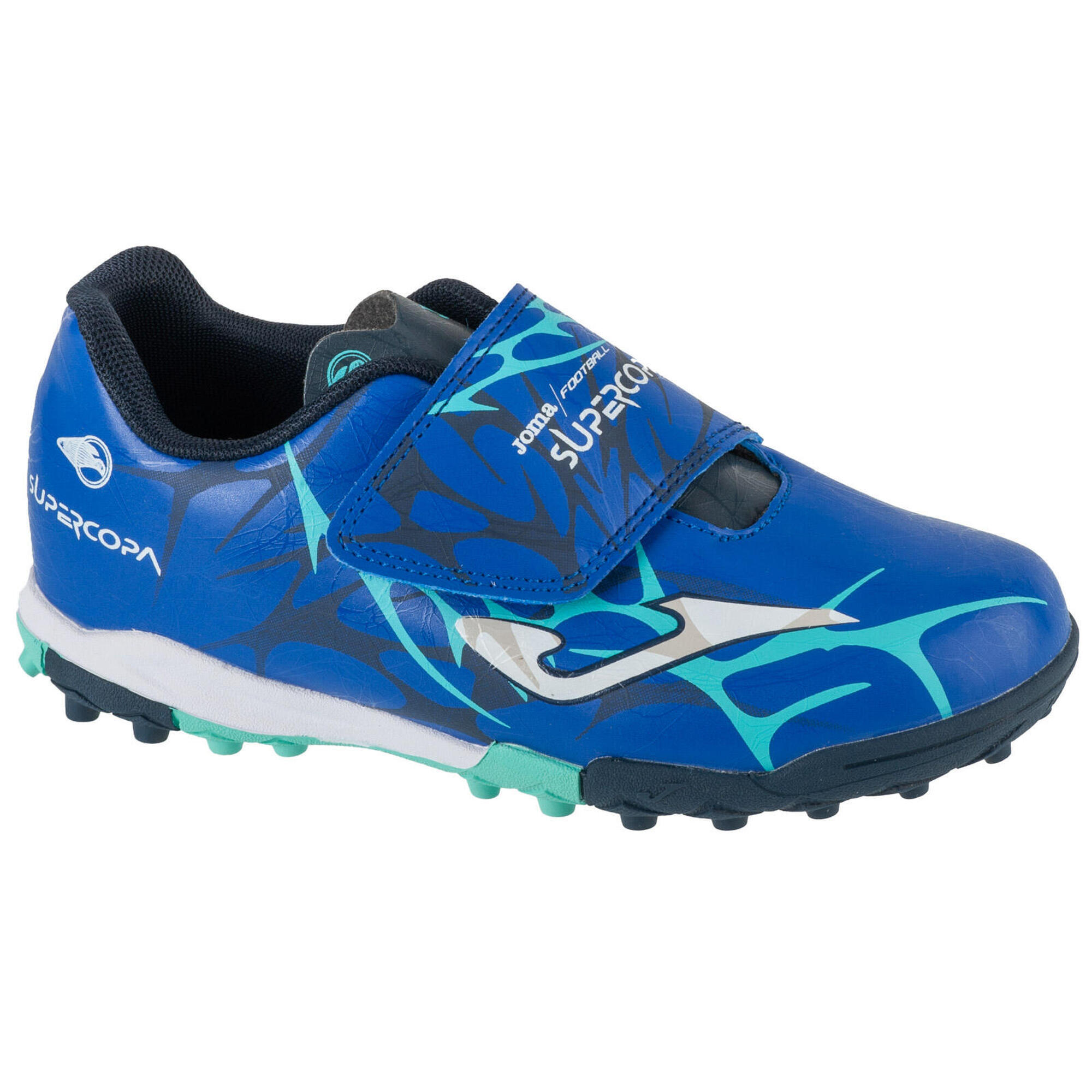 Joma - Chaussures De Football Joma Modèle Scjw2504tfv Pour Enfants - Chaussures De Football - Bleu|multicolore - 32 - Decathlon