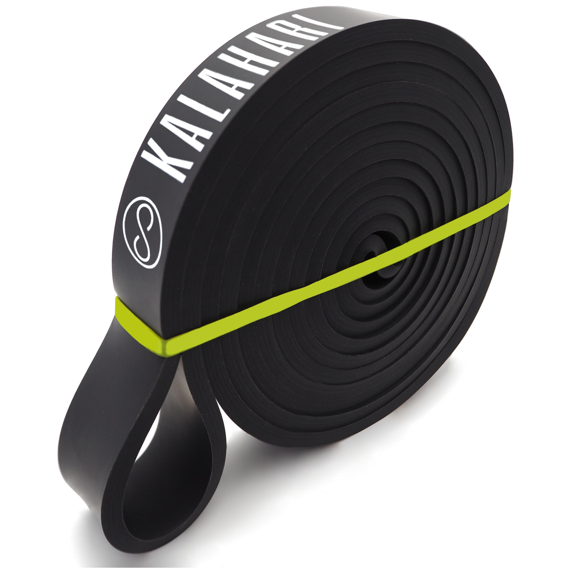 KALAHARI 4 WELLNESS Bande Elastica Nera da 10 a 30 kg, Elastico fitness per allenamento, Trazioni