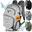 Mochila trekking natureza viagem impermeável 22 L - Explorer