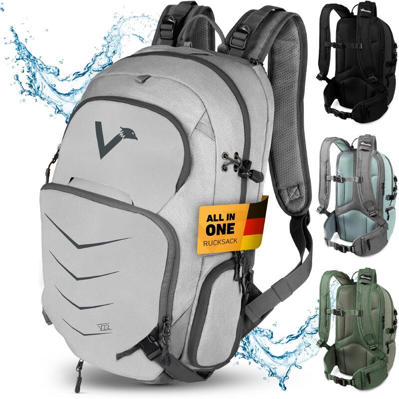 Mochila trekking natureza viagem impermeável 22 L - Explorer