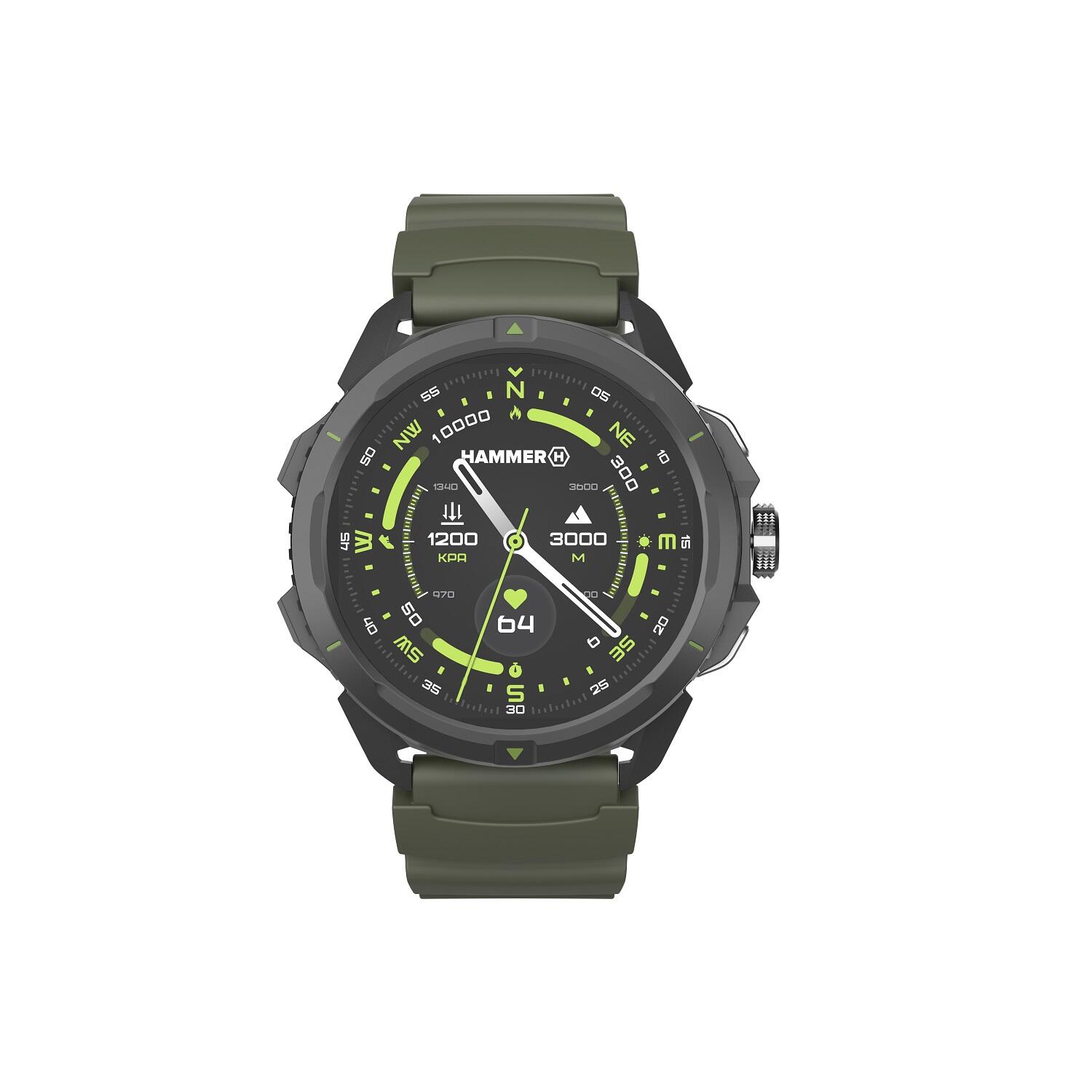 HAMMER Sport Smartwatch Hammer Watch 2 Militaire Editie
