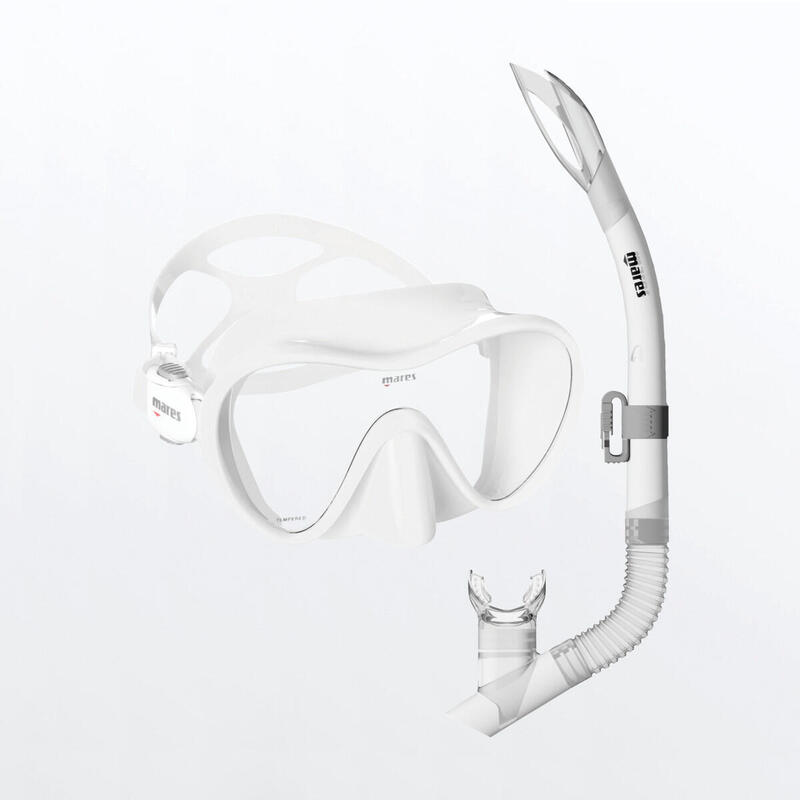 Set snorkeling Mares AQ - TROPICAL White