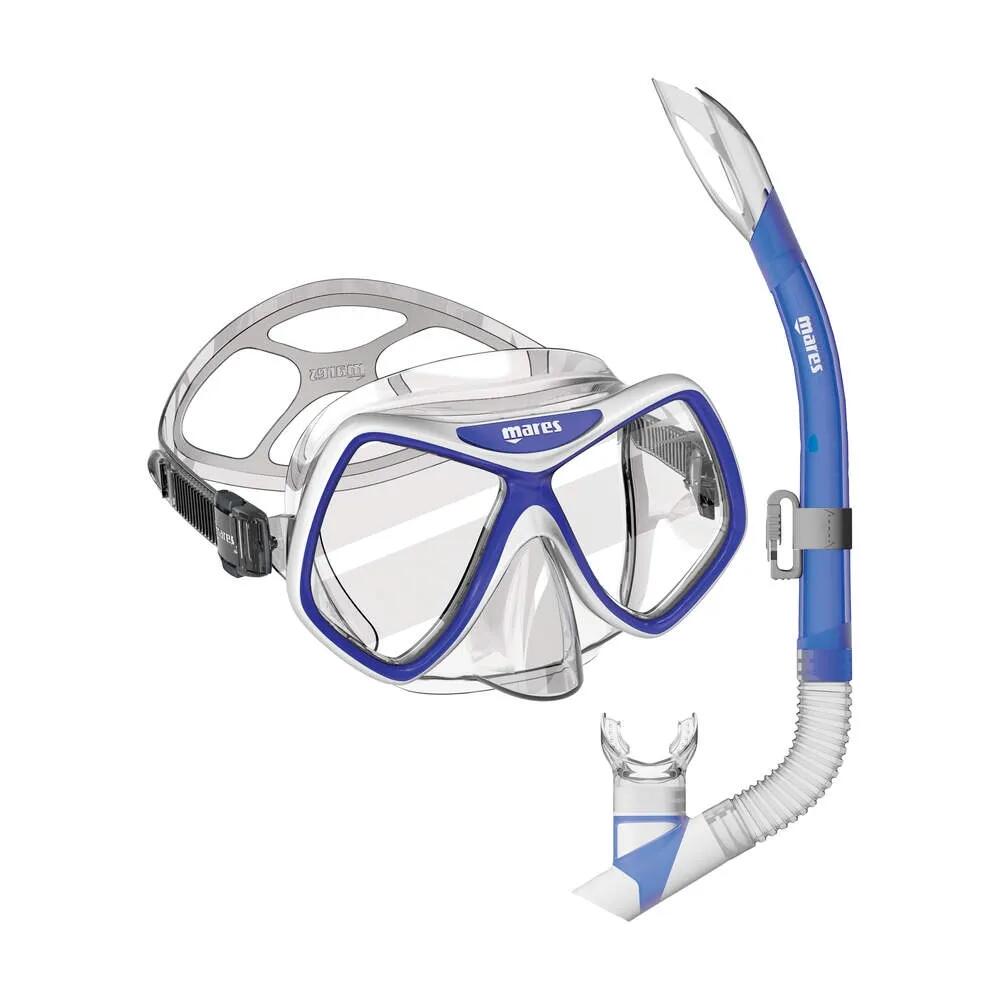 Snorkelcombo Volwassenen Ridley Masker Midden Groot Semi-Droge Snorkel Silicone 3/3