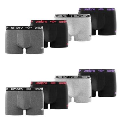 Lot de 8 Boxers coton homme Uni