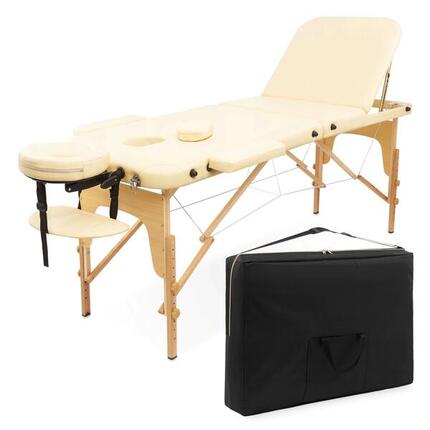 Stół do masażu z regulacją blatu 4FIZJO drewniany 60 cm