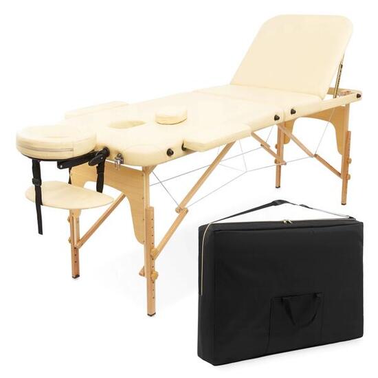 Stół do masażu z regulacją blatu 4FIZJO drewniany 60 cm