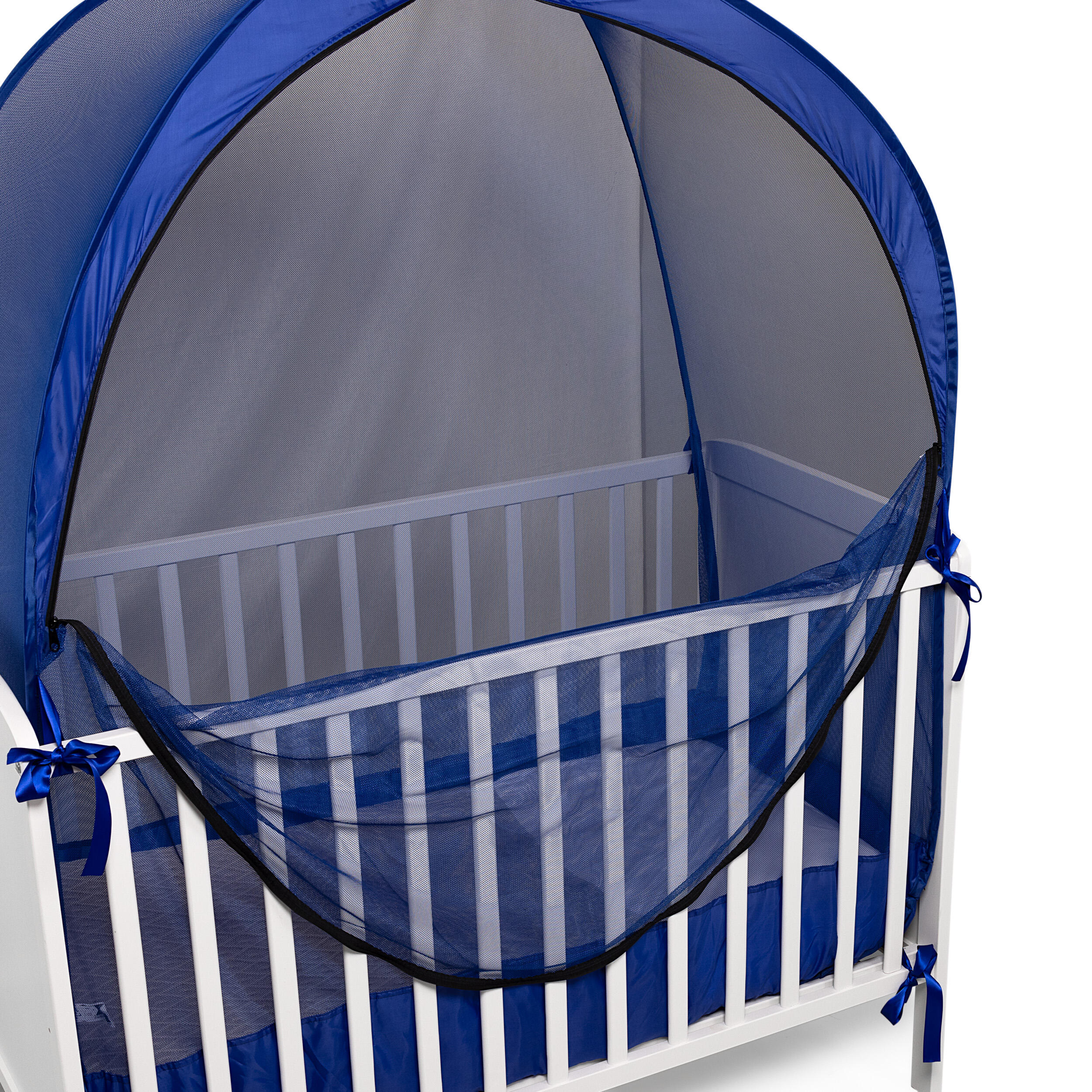 Deconet Tenda zanzariera pop out per culla, 130x70 cm, blu 6/7