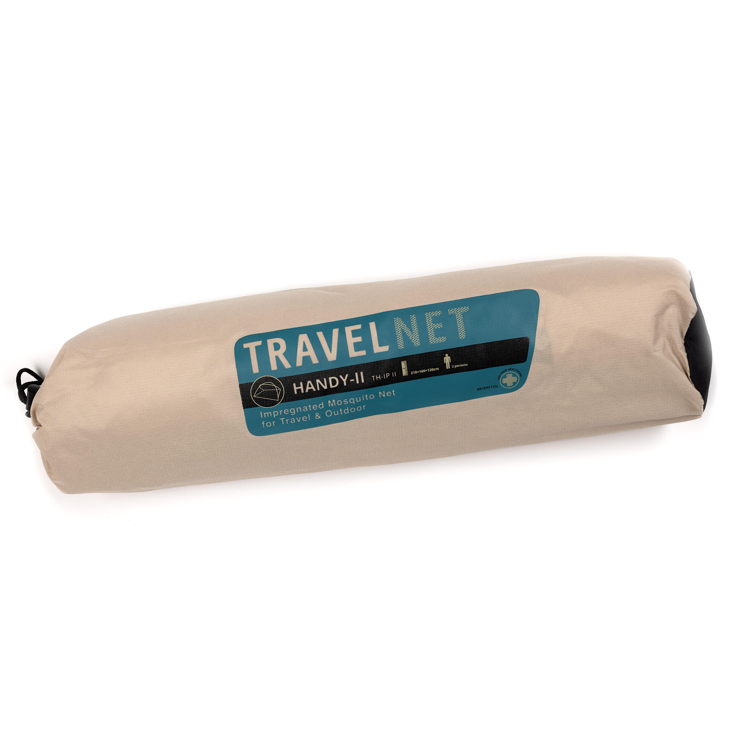 Travelnet Tenda con zanzariera da viaggio Handy II  impregnata bianco 2 persone 7/7
