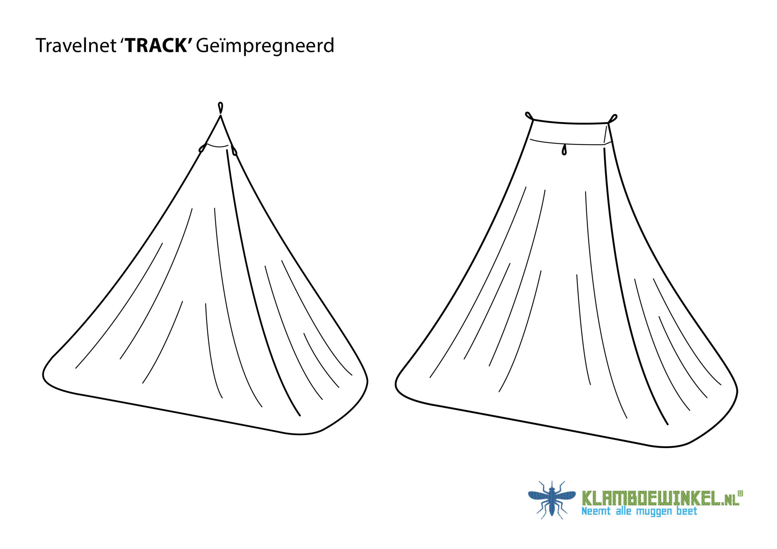 Travelnet zanzariera da viaggio TRACK impregnata L195x L90x H140cm 1 pers. 7/7