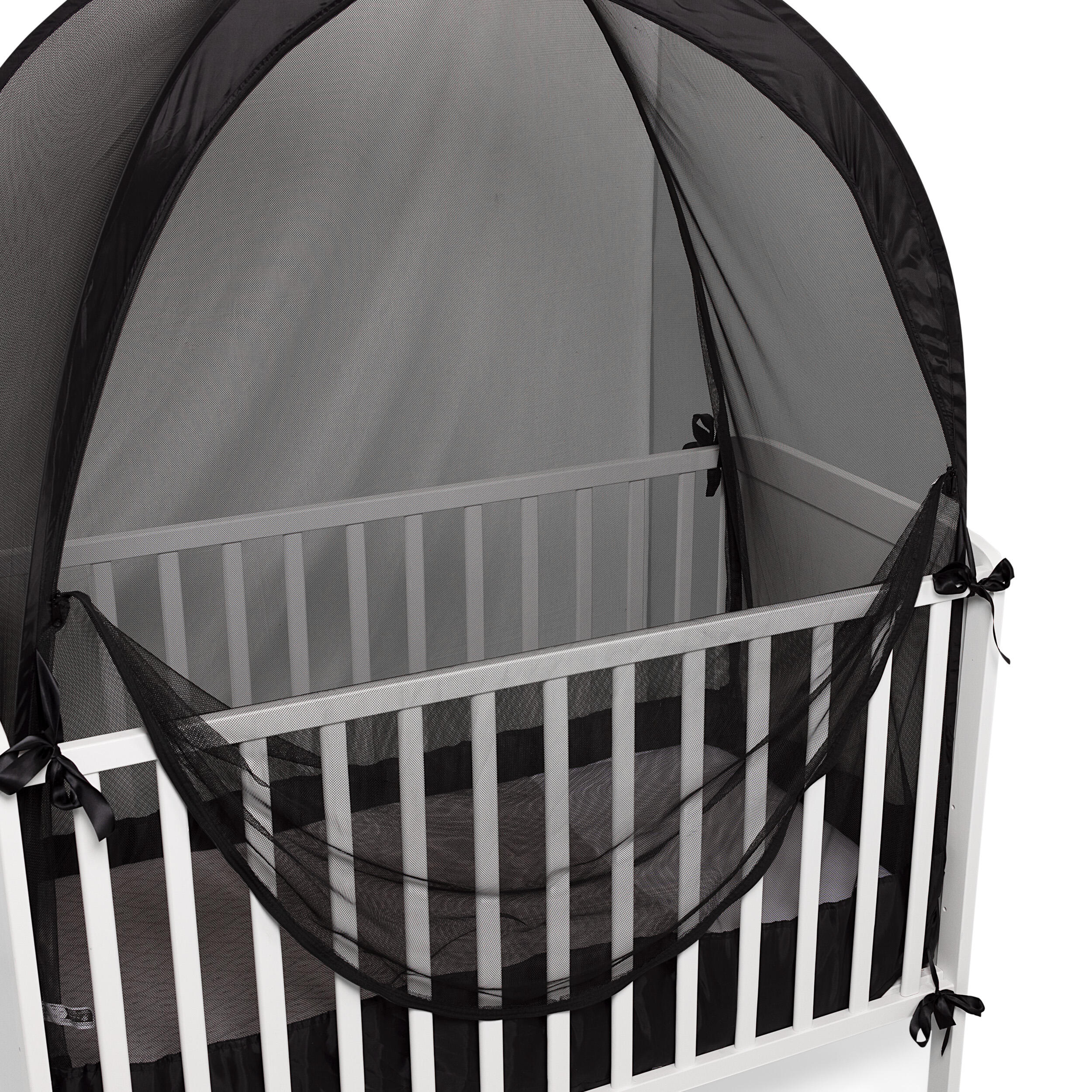 Deconet Tente moustiquaire Pop out pour berceau, 130x70cm, noir 6/7