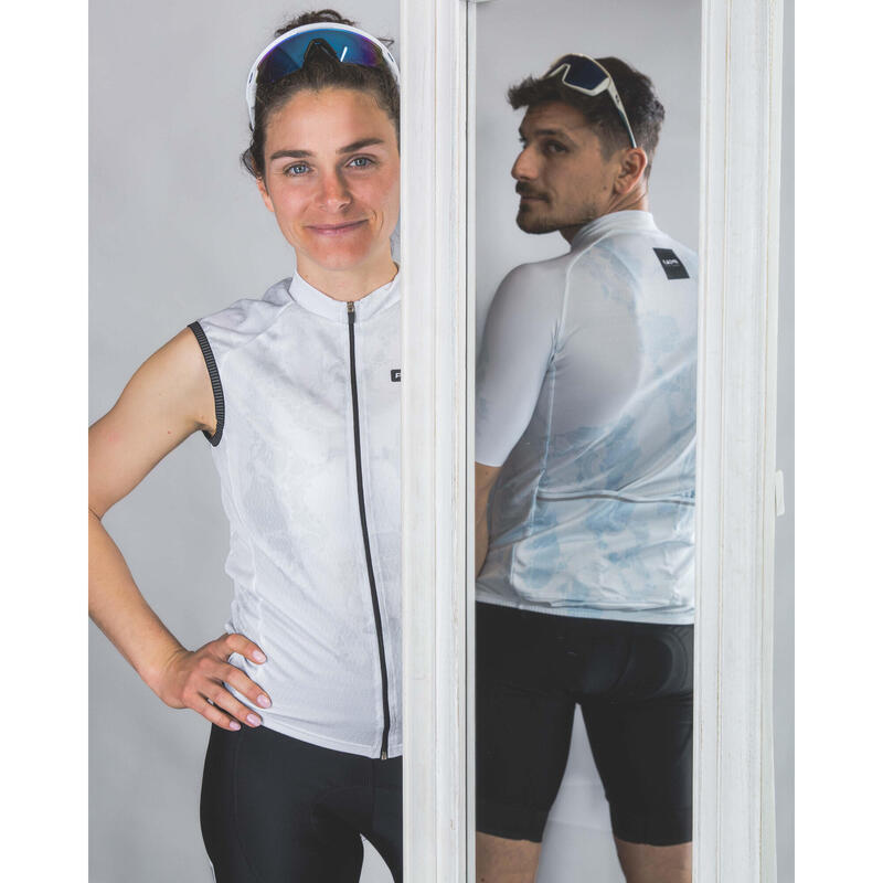 Maillot cyclisme sans manches unisexe - CARRARE