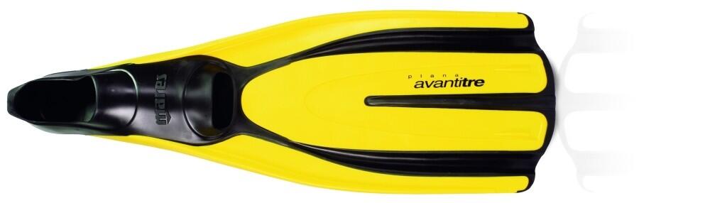 Palmes Mares Plana Avanti Tre - Palmes Snorkeling Mixte Avec 3 Canaux Pour Plus De Puissance