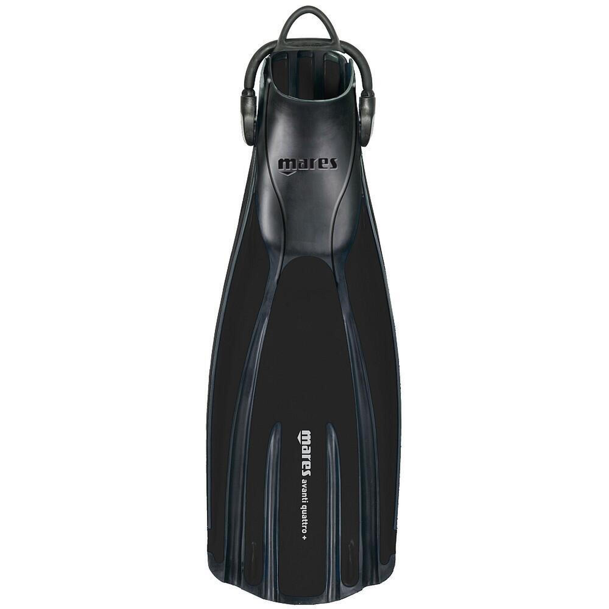 Labe SCUBA Mares - AVANTI QUATTRO, Negru, M-L