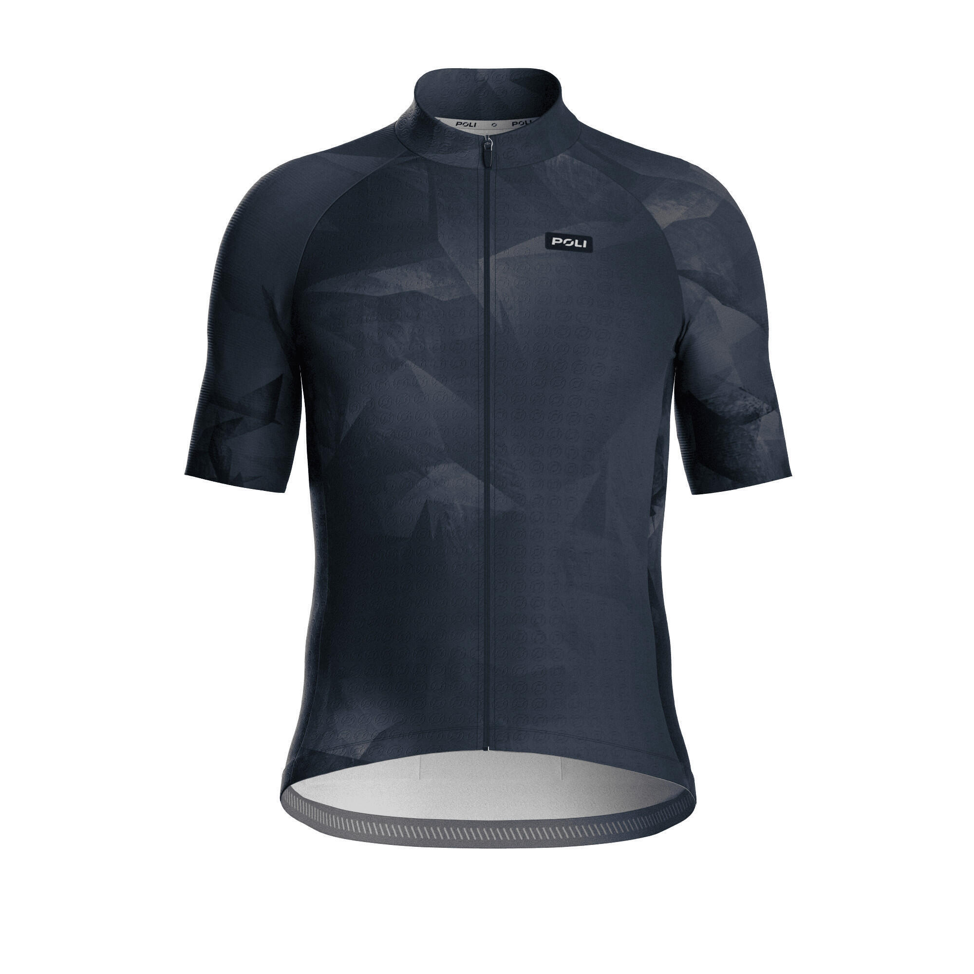 Poli - Maillot Cyclisme Ajusté Unisexe - Prisme - Maillot Manches Courtes - Bleu - 36 Xs - Decathlon