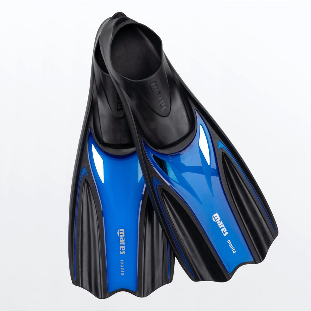 MARES Manta Closed-Heel Snorkelling Fins Blue