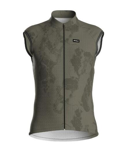 Maillot cyclisme sans manches unisexe - CARRARE