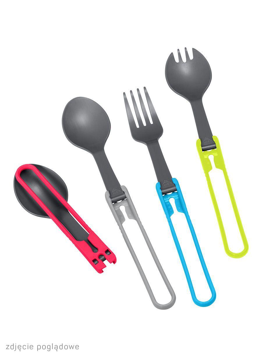 Spork MSR biegsamer Nylon leicht 11 g rot, spülmaschinenfest 2/2