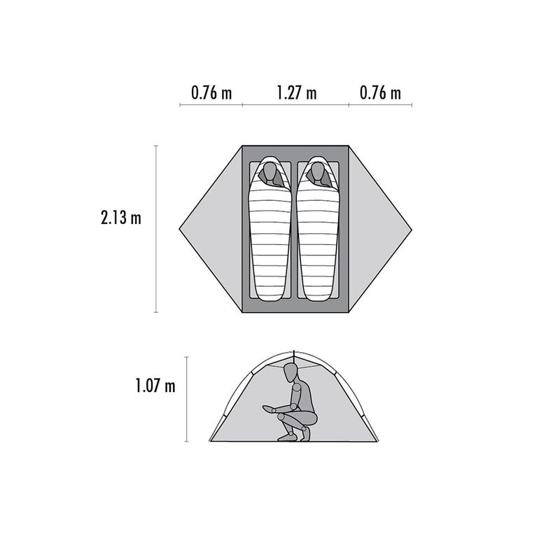 Namiot rowerowy MSR Hubba Hubba Bikepack 2