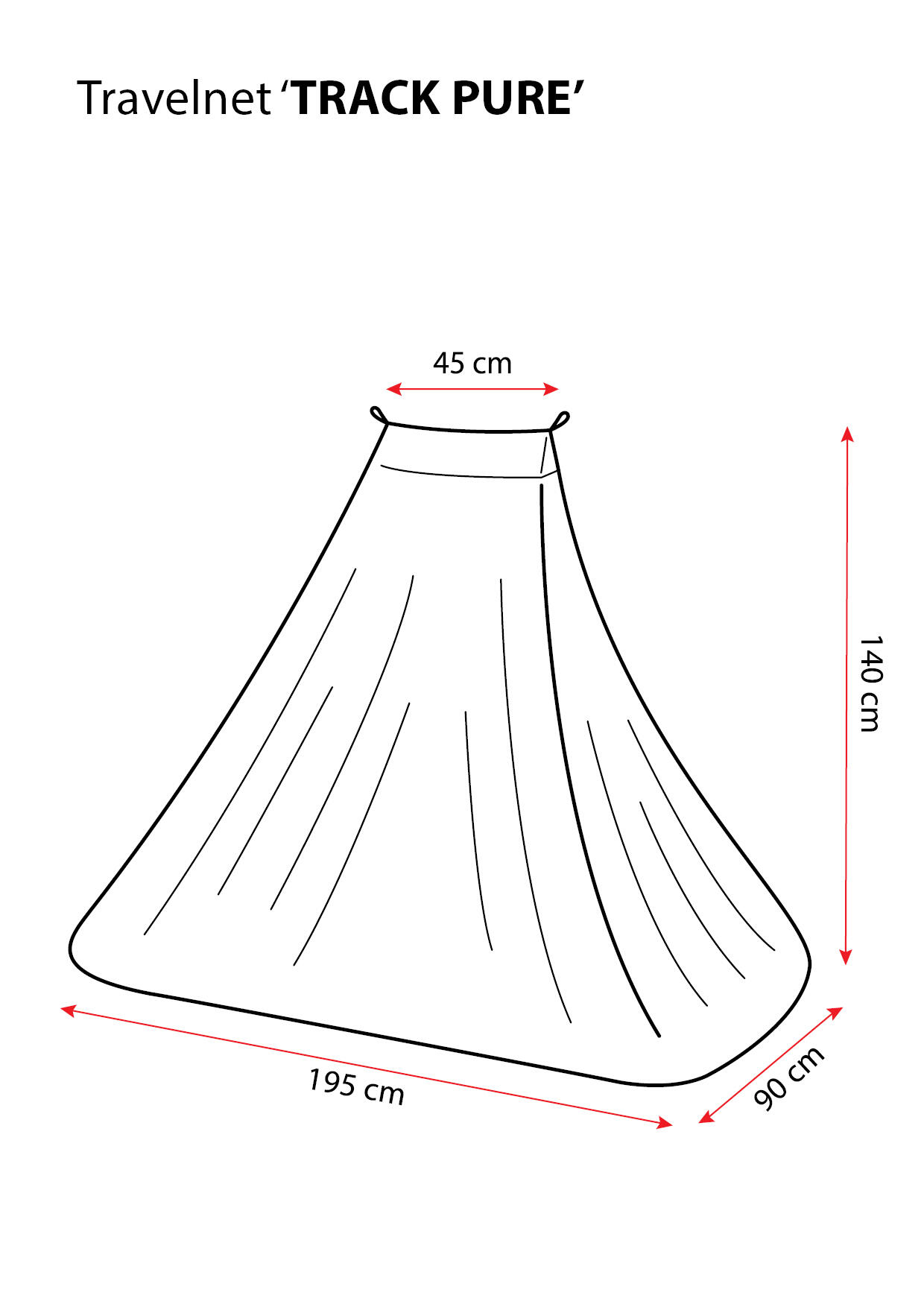 Travelnet zanzariera da viaggio TRACK PURE L195x L90x H140cm 1 pers. 7/7
