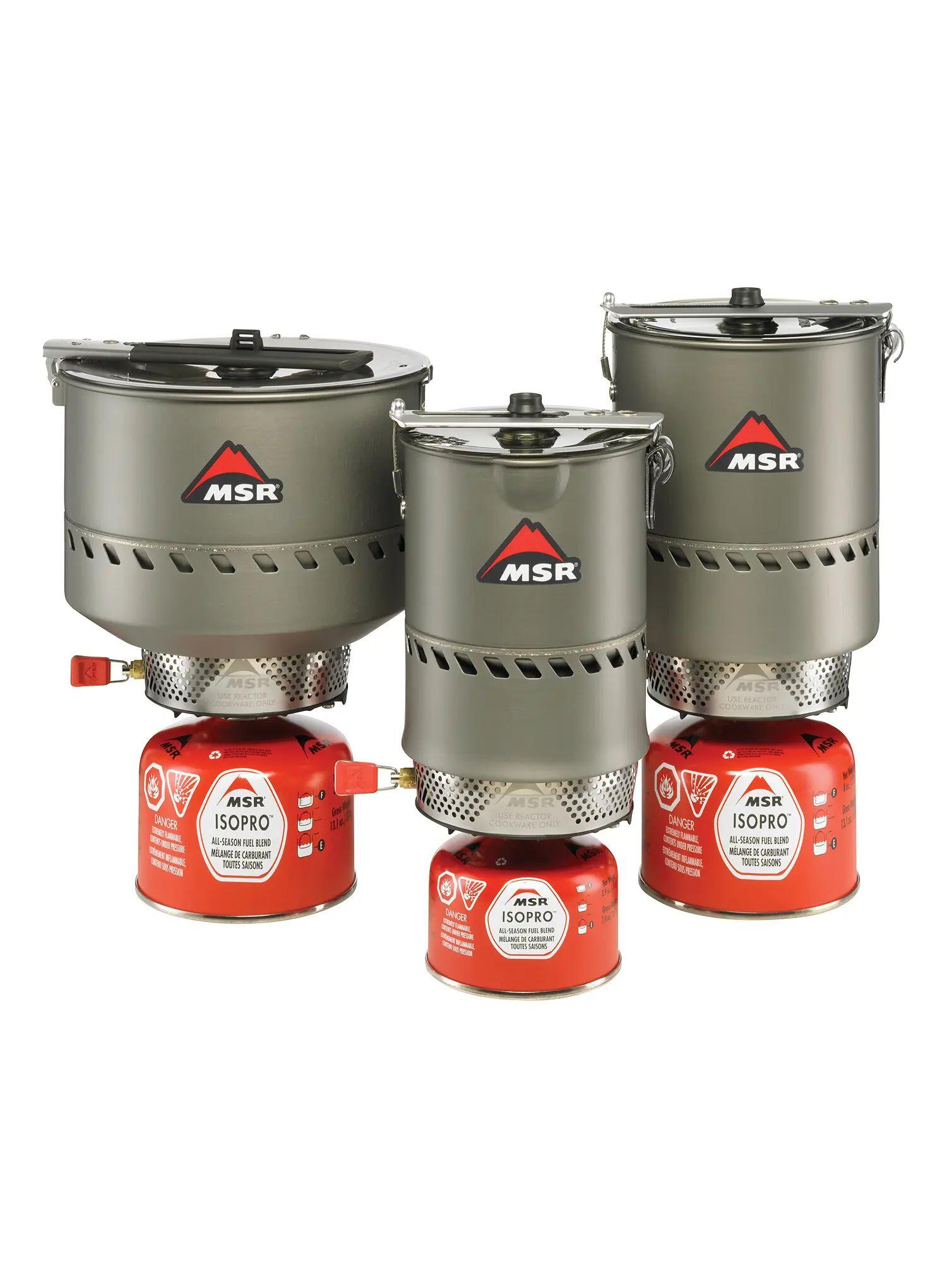 Réchaud MSR Reactor 1,7 L aluminium compact coupe‑vent ébullition ultra‑rapide 6/7