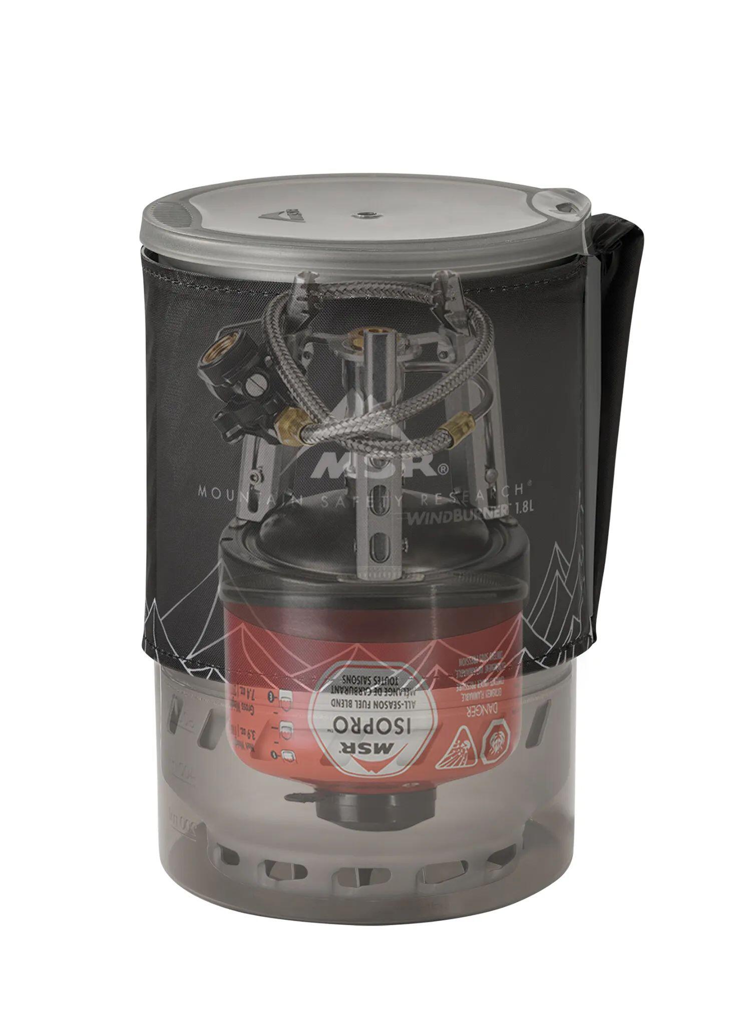Réchaud MSR WindBurner Duo pour 2 pers, 1,8 L pot/aluminium 0,85 L 2/6