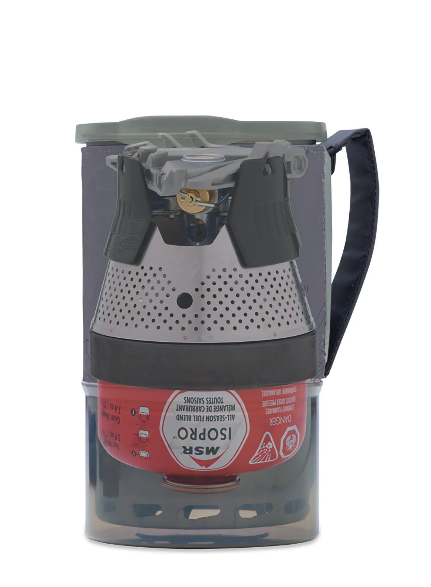 Réchaud MSR WindBurner Personal 1,0 L noir — compact, coupe‑vent, alu anodisé 6/6