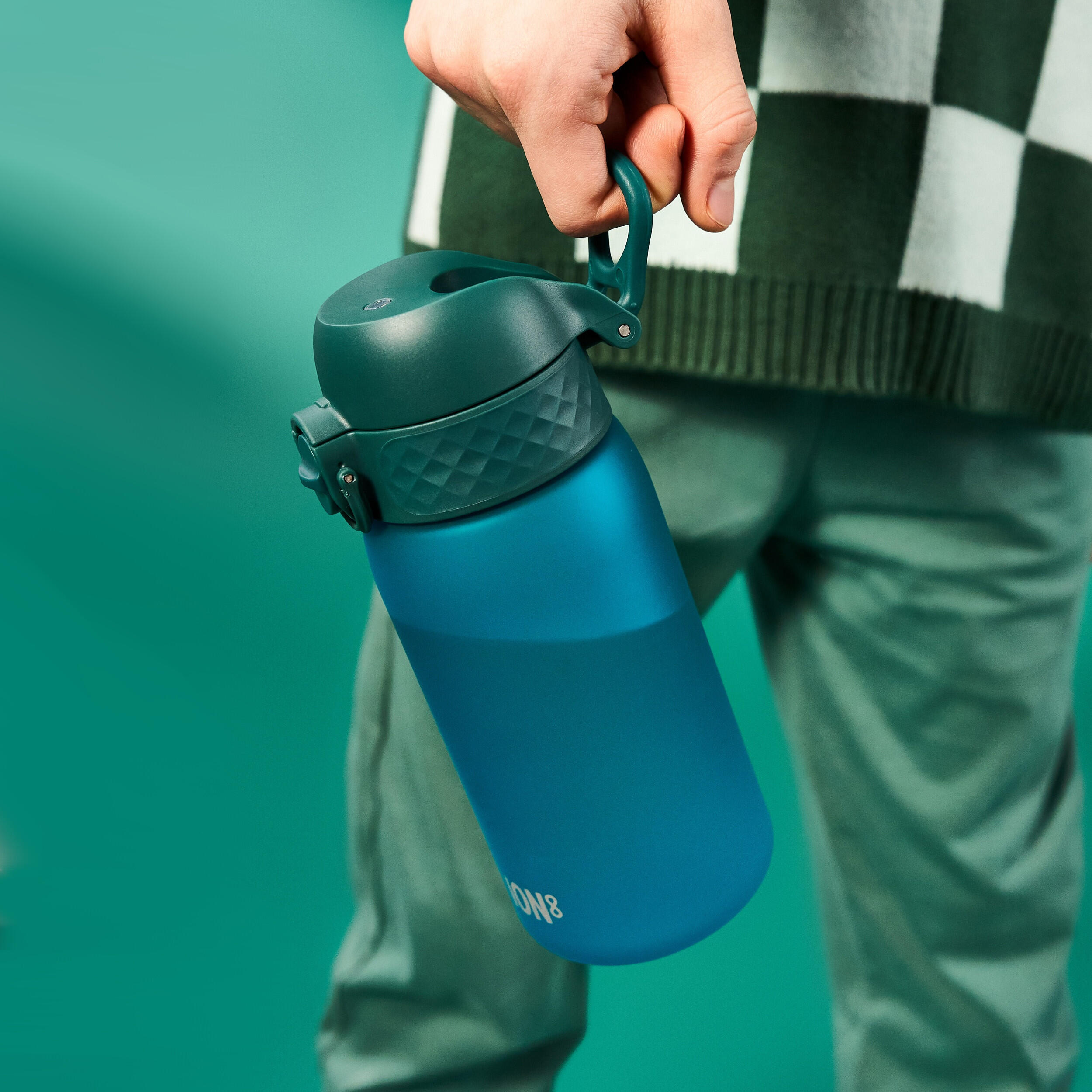 Bidon dziecięcy ION8 350ml z atestem PZH – szczelny, lekki, bez BPA 5/8