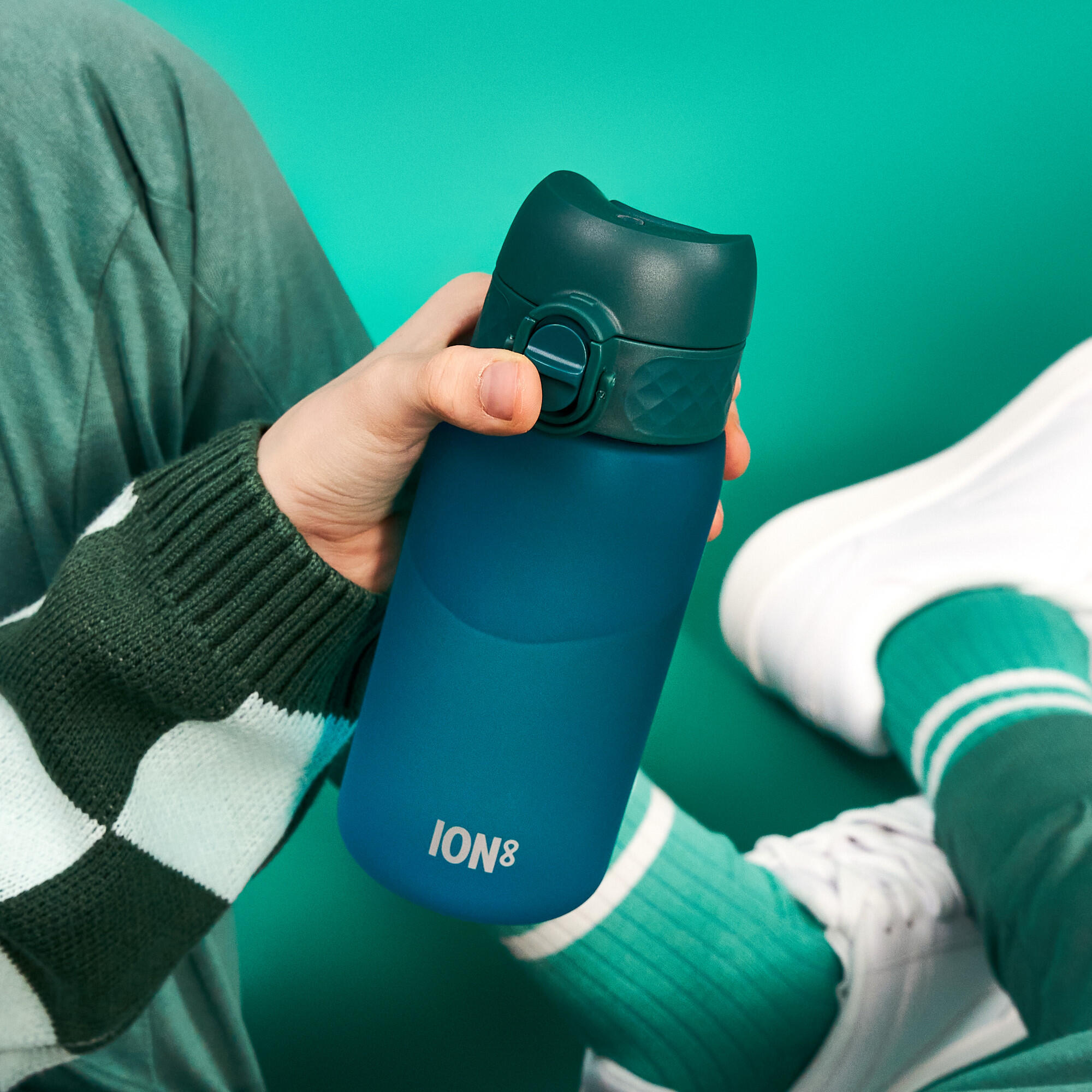 Bidon dziecięcy ION8 350ml z atestem PZH – szczelny, lekki, bez BPA 2/8