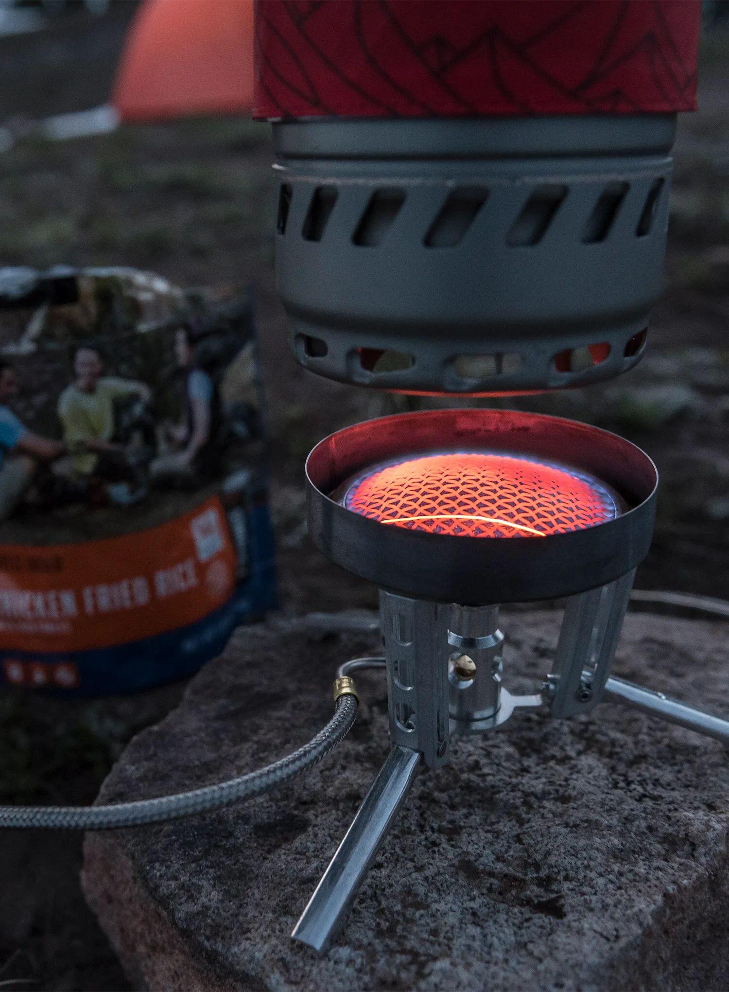 Réchaud MSR WindBurner 1,0 L rouge – système tout-en-un, pot verrouillable 7/7