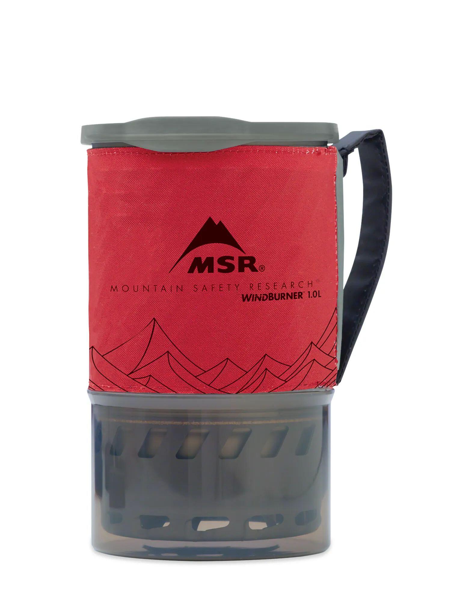 Réchaud MSR WindBurner 1,0 L rouge – système tout-en-un, pot verrouillable 2/7