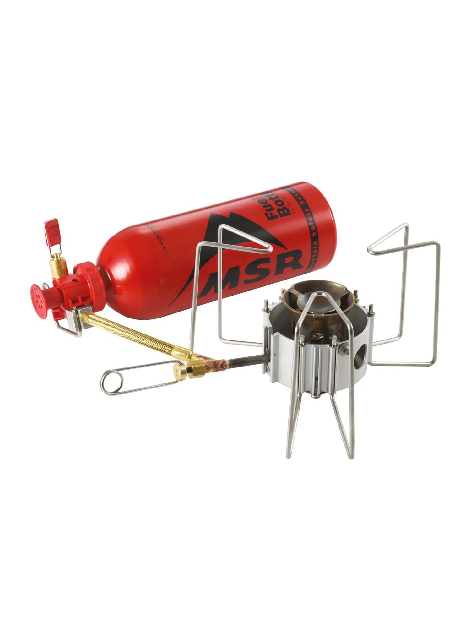 Réchaud MSR DragonFly multi‑carburants compact double valve 25,5 cm alu 7/7