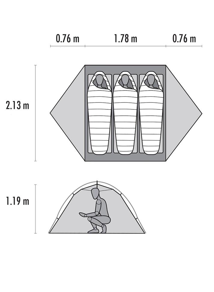 Namiot zimowy 3-osobowy MSR Access 3