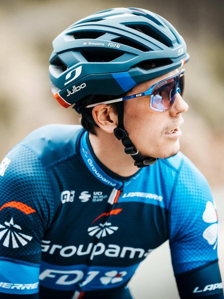 Kask rowerowy Julbo Fast Lane Groupama-FDJ - niebieski