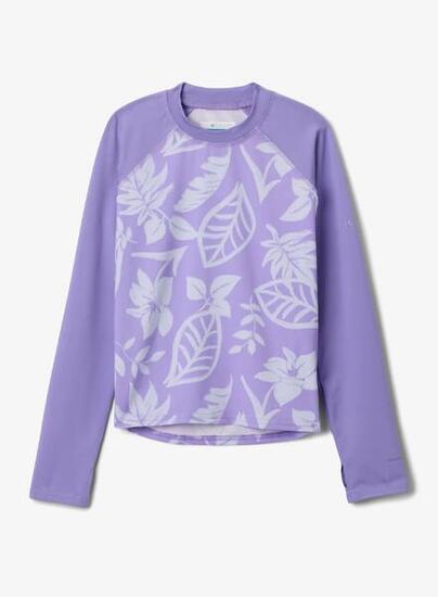 Bluza dziewczęca Columbia Sandy Shores Printed LS Sunguard