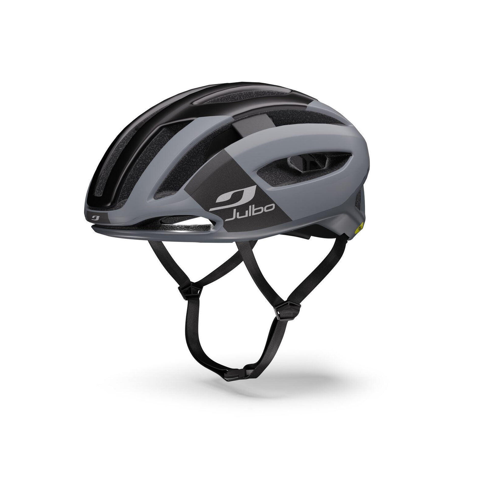 Julbo - Casque De Vélo De Route Ultra-performant Avec Coque Speedshell-finisher Evo - Casque - Gris|noir - M/56-59 Cm - Decathlon
