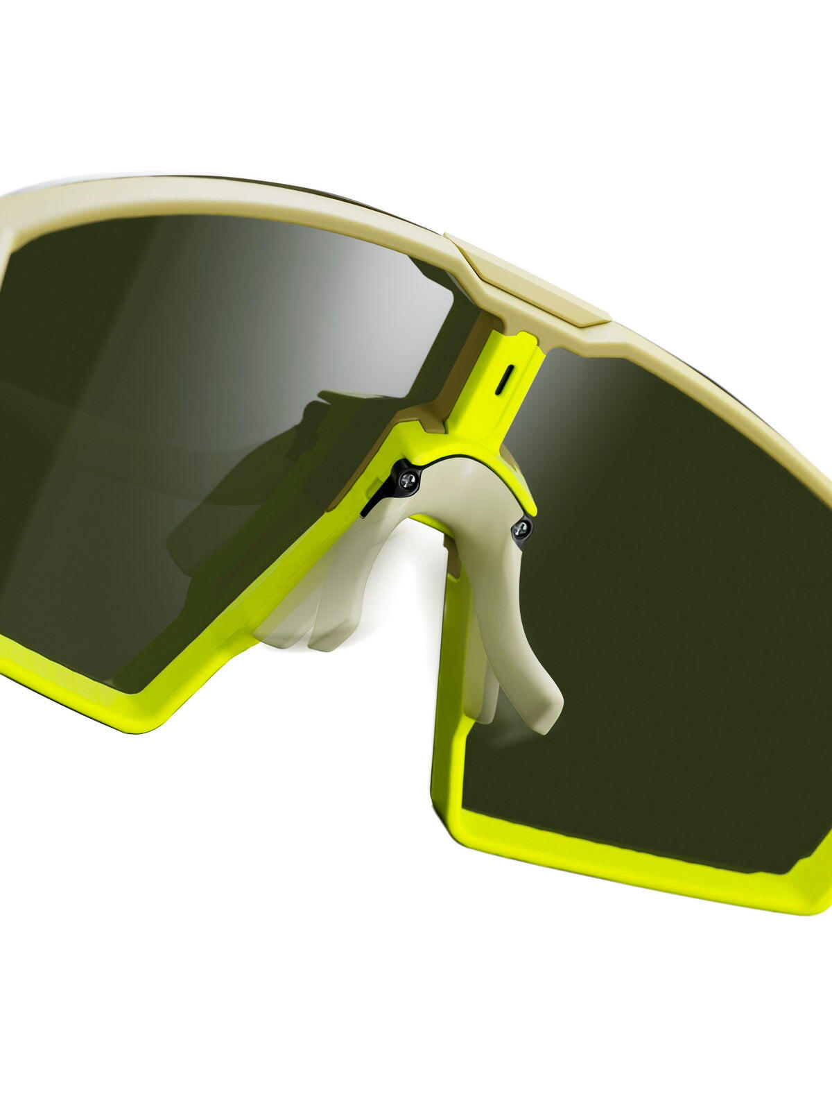 Lunettes Julbo Edge Spectron 3 Marron Clair Mat/Jaune Fluo 6/6