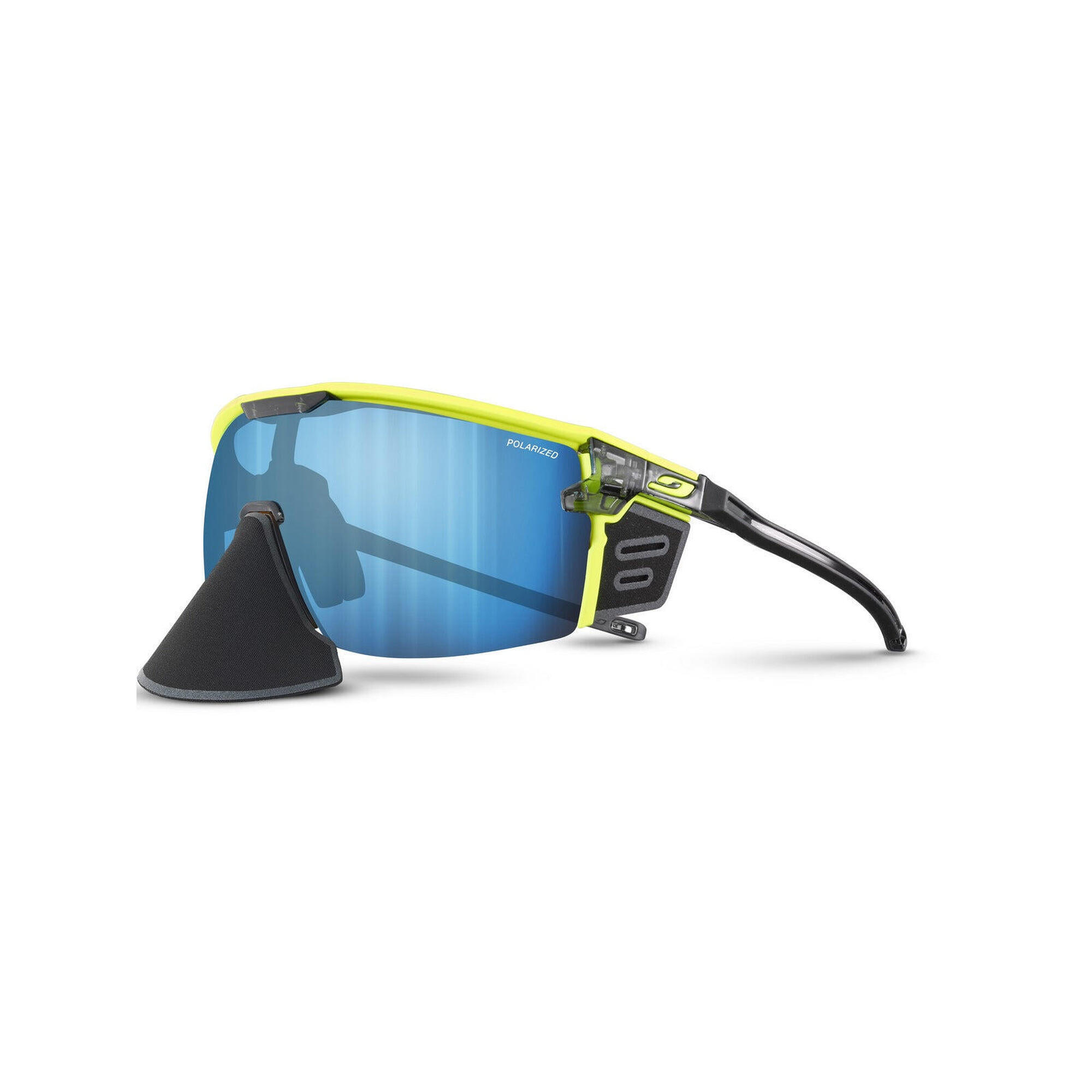 Julbo - Lunettes De Cyclisme Julbo Ultimate Cover Polar 4 Hd - Lunettes De Soleil - Jaune|noir - Taille Unique - Decathlon
