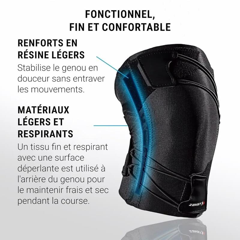 Zamst RK-1 Plus Genouillère Spécial Running – TFL – Gauche, Taille XL