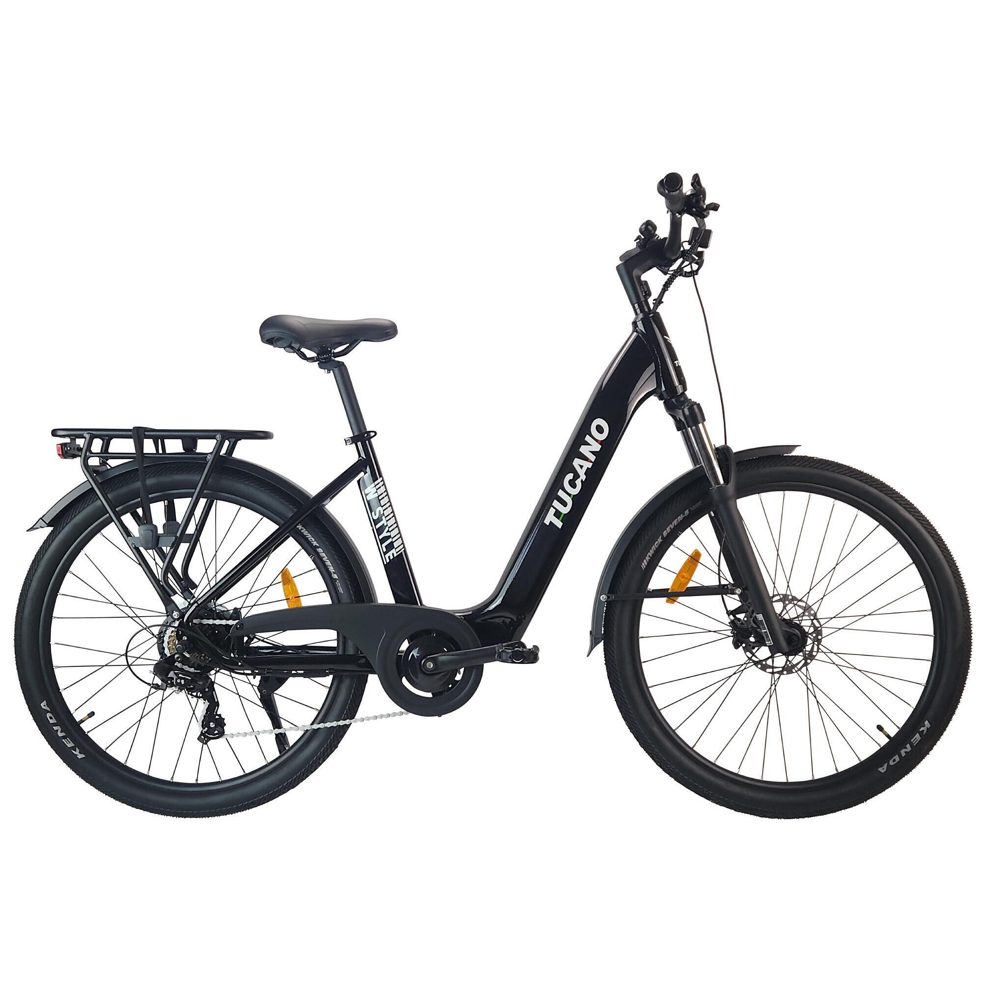 Tucano - W Style Black Shine - Vélo De Voyage - Gris|mauve|noir - Taille Unique - Decathlon